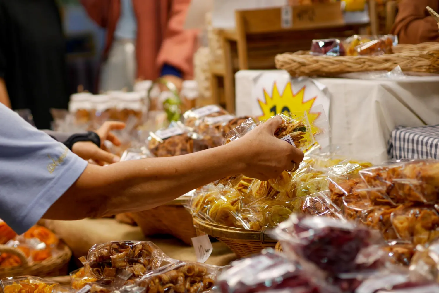 Close-up of food on table